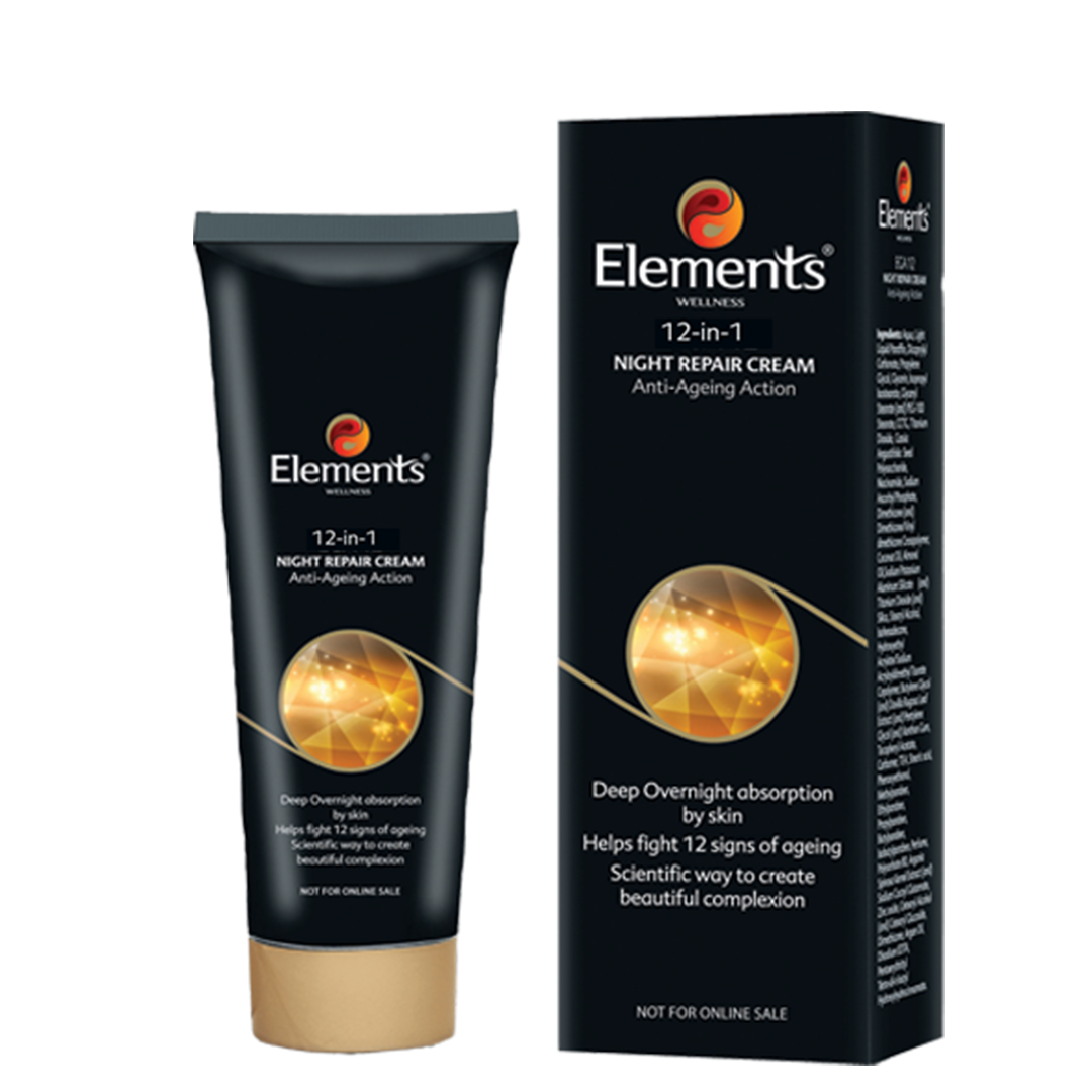 Elements Wellness 12-in-1 Night Repair Cream