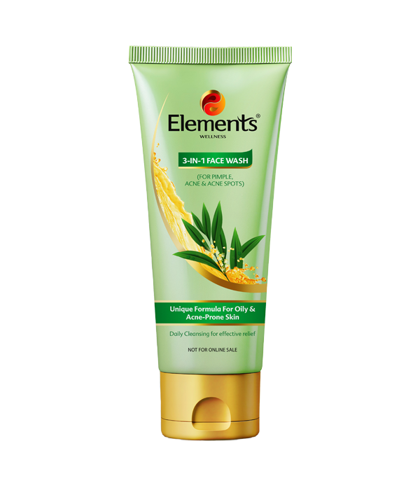 Elements Wellness 3-in-1 Face Wash