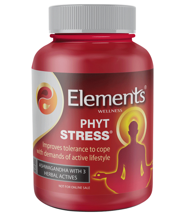 Elements Wellness PHYT STRESS 60 Veg Capsules