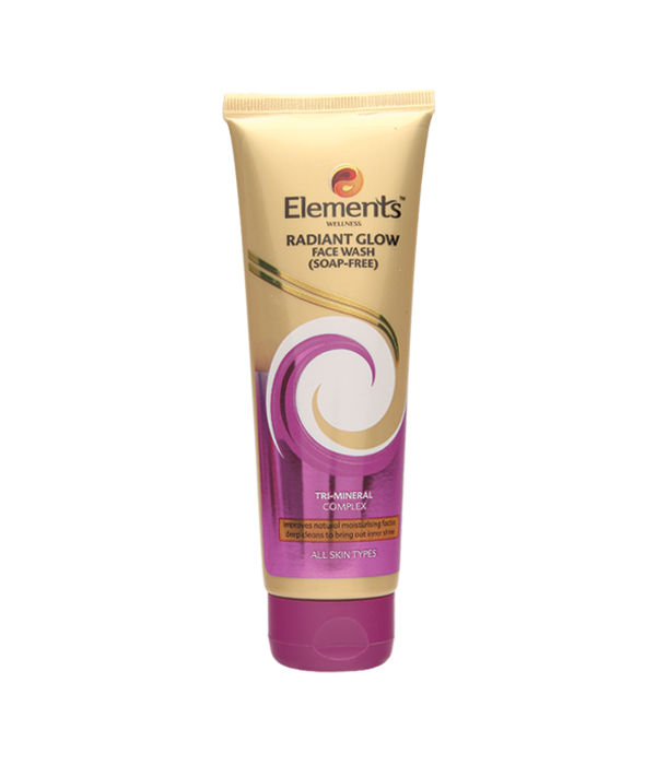 Elements Wellness Radiant Glow Face Wash Soap-Free 100g