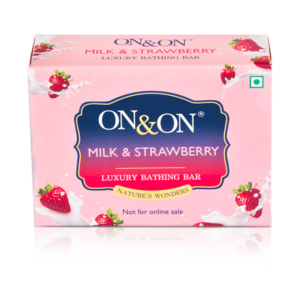 ON&ON Milk & Strawberry Luxury Bathing Bar 75g