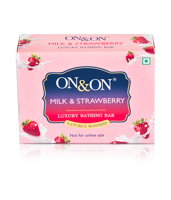 ON&ON Milk & Strawberry Luxury Bathing Bar 75g